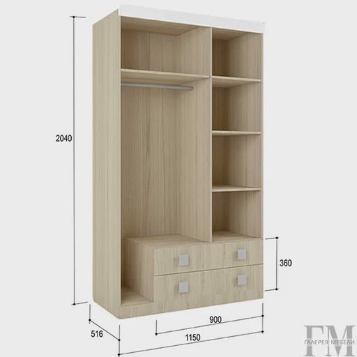 Шкаф «Стиль 25», лайм